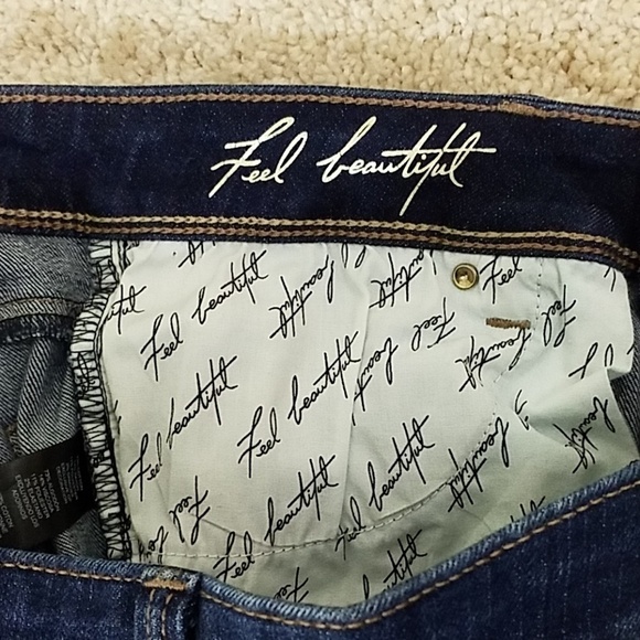 WHBM~Size 2~Blue Denim Boot Leg Jeans. - Picture 11 of 12